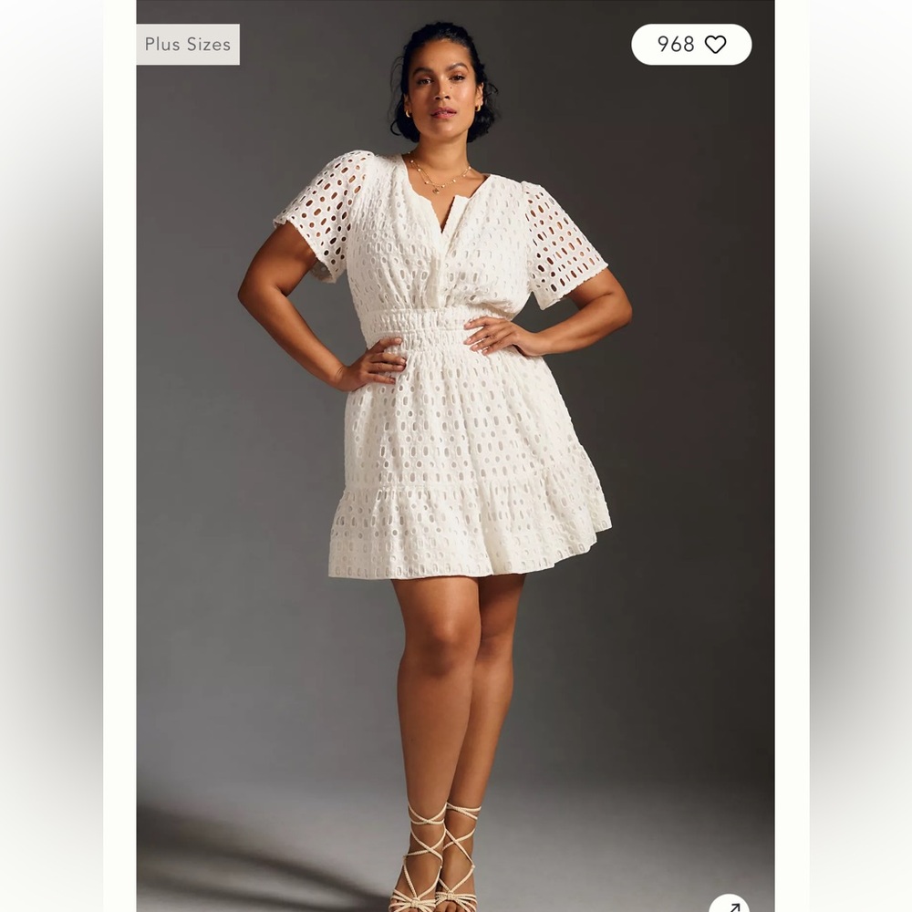 The Somerset Mini Dress: Eyelet
Edition